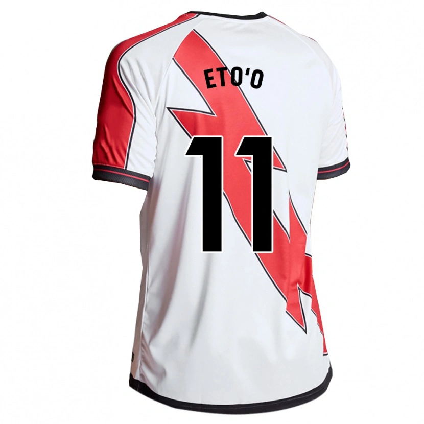Danxen Herren Etienne Eto'o #11 Weiß Rot Heimtrikot Trikot 2025/26 T-Shirt