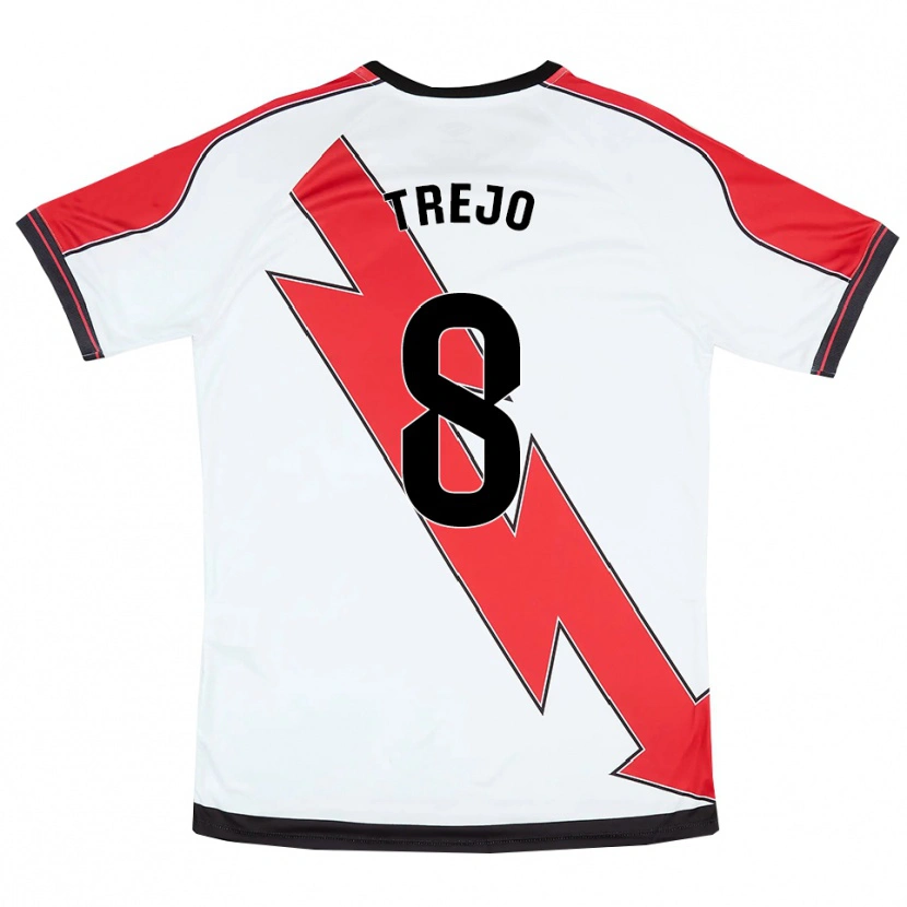 Danxen Herren Oscar Trejo #8 Weiß Rot Heimtrikot Trikot 2025/26 T-Shirt
