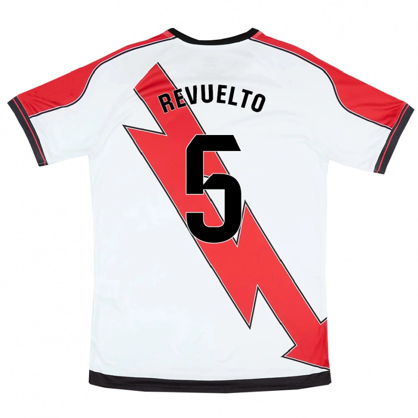 Danxen Herren Víctor Revuelto #5 Weiß Rot Heimtrikot Trikot 2025/26 T-Shirt