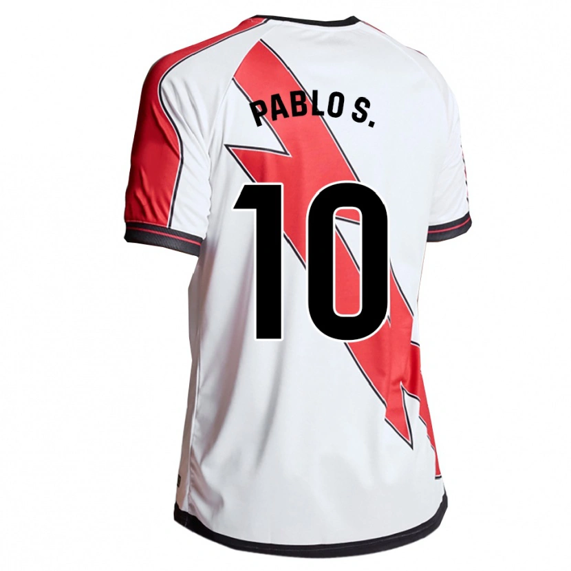 Danxen Herren Pablo Sánchez #10 Weiß Rot Heimtrikot Trikot 2025/26 T-Shirt