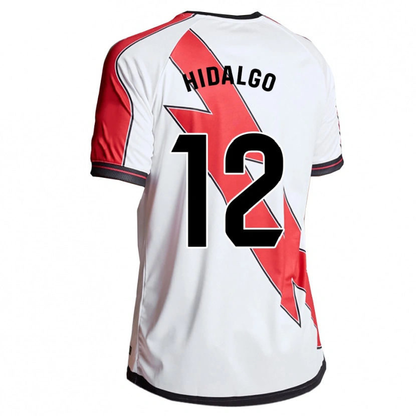 Danxen Herren Patri Hidalgo #12 Weiß Rot Heimtrikot Trikot 2025/26 T-Shirt