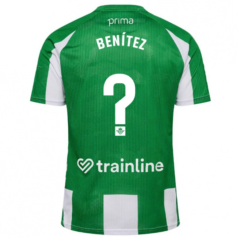 Danxen Herren David Benítez #0 Grün Weiß Heimtrikot Trikot 2025/26 T-Shirt