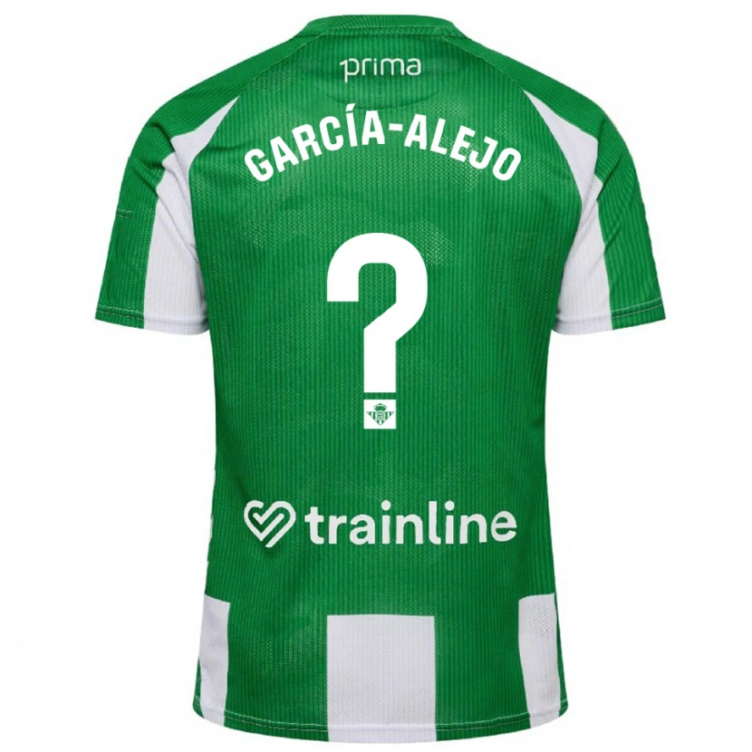 Danxen Herren Raúl García-Alejo #0 Grün Weiß Heimtrikot Trikot 2025/26 T-Shirt
