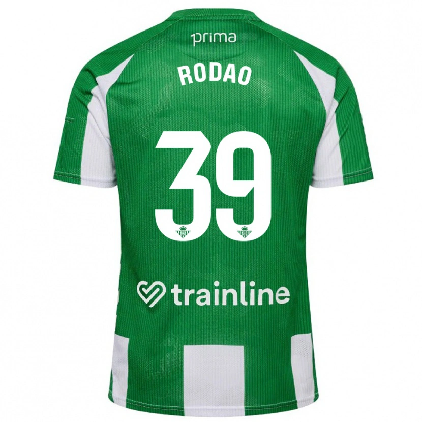 Danxen Herren Alba Rodao #39 Grün Weiß Heimtrikot Trikot 2025/26 T-Shirt