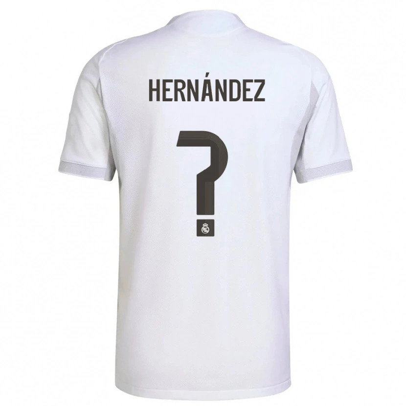 Danxen Herren Enaitz Hernández #0 Weiß Gelb Heimtrikot Trikot 2025/26 T-Shirt