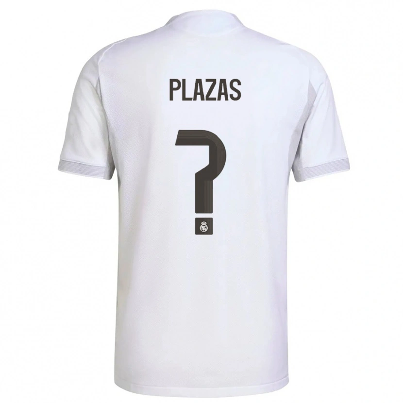 Danxen Herren Victor Plazas #0 Weiß Gelb Heimtrikot Trikot 2025/26 T-Shirt