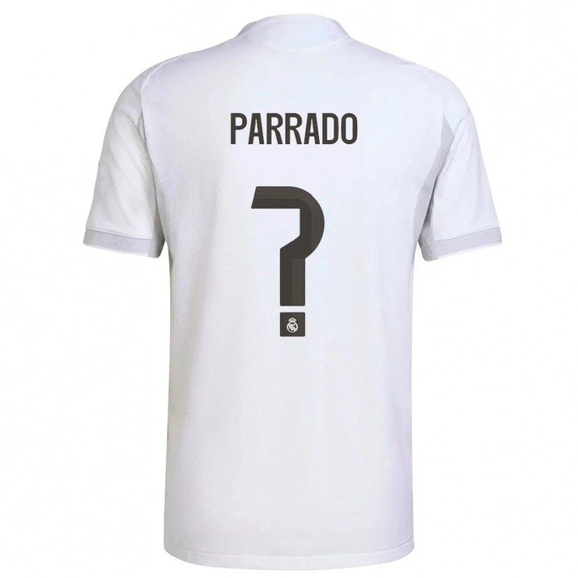 Danxen Herren Diego Parrado #0 Weiß Gelb Heimtrikot Trikot 2025/26 T-Shirt