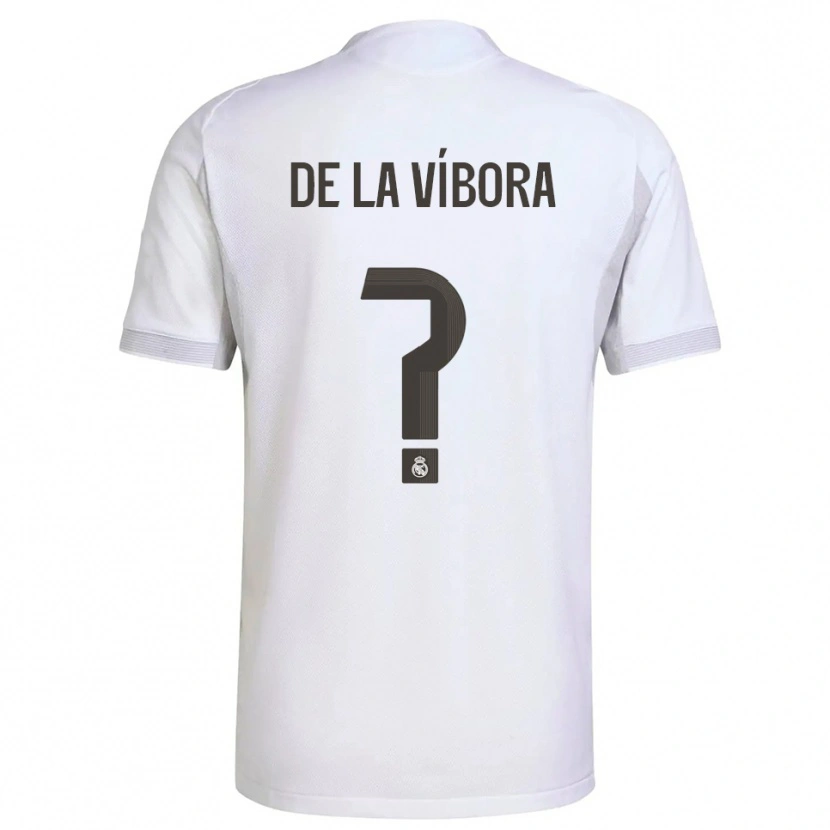 Danxen Herren David De La Víbora #0 Weiß Gelb Heimtrikot Trikot 2025/26 T-Shirt