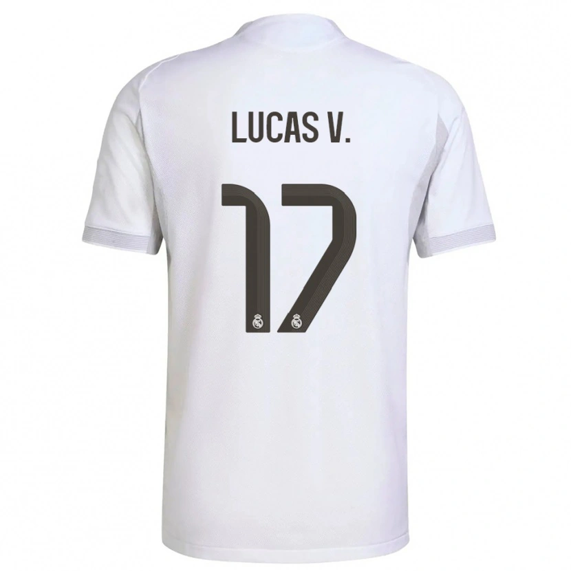 Danxen Herren Lucas Vazquez #17 Weiß Gelb Heimtrikot Trikot 2025/26 T-Shirt
