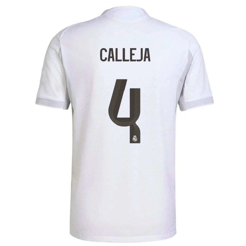 Danxen Herren Jaime Calleja #4 Weiß Gelb Heimtrikot Trikot 2025/26 T-Shirt