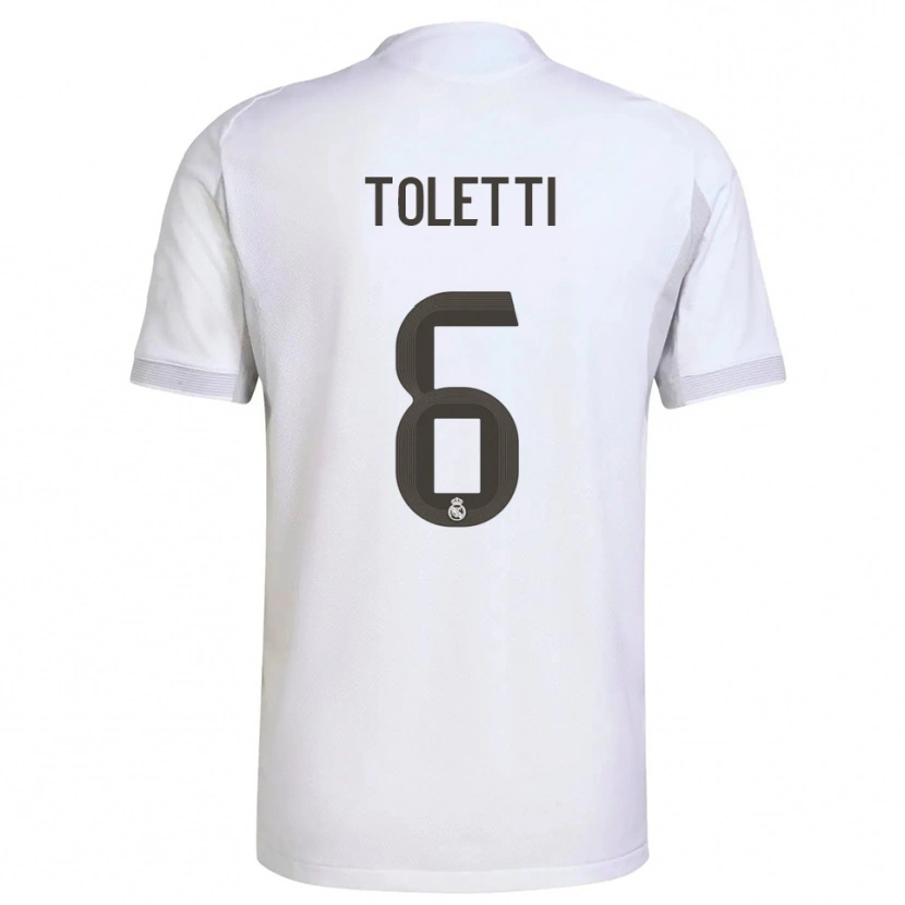 Danxen Herren Sandie Toletti #6 Weiß Gelb Heimtrikot Trikot 2025/26 T-Shirt