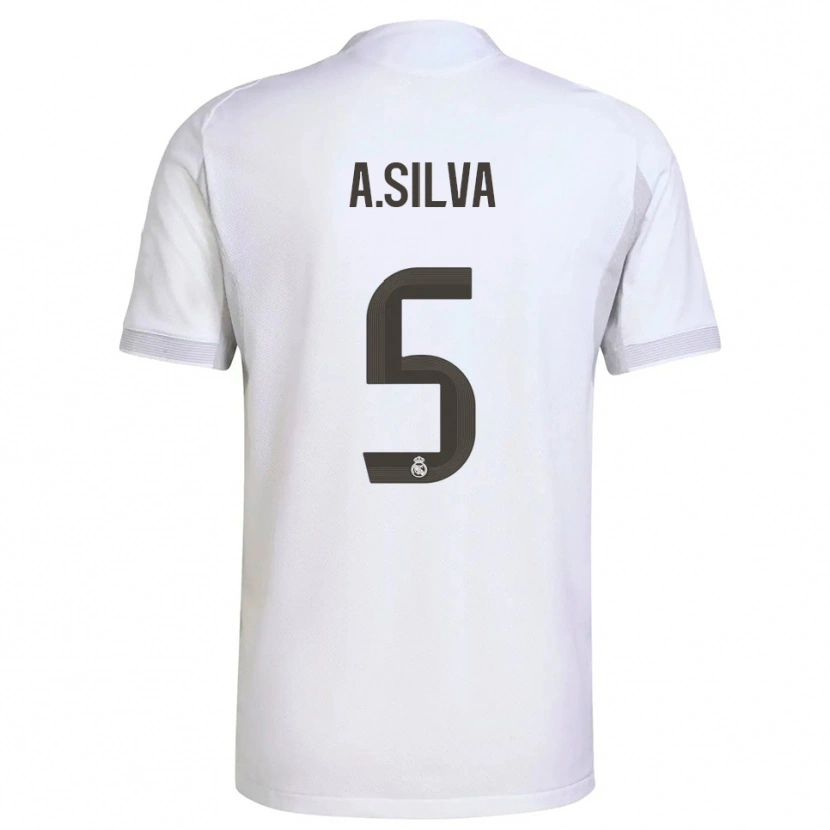 Danxen Herren Antonia Silva #5 Weiß Gelb Heimtrikot Trikot 2025/26 T-Shirt