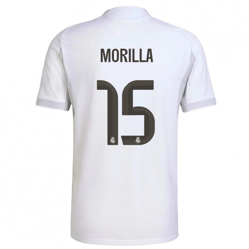 Danxen Herren Jairo Morilla #15 Weiß Gelb Heimtrikot Trikot 2025/26 T-Shirt