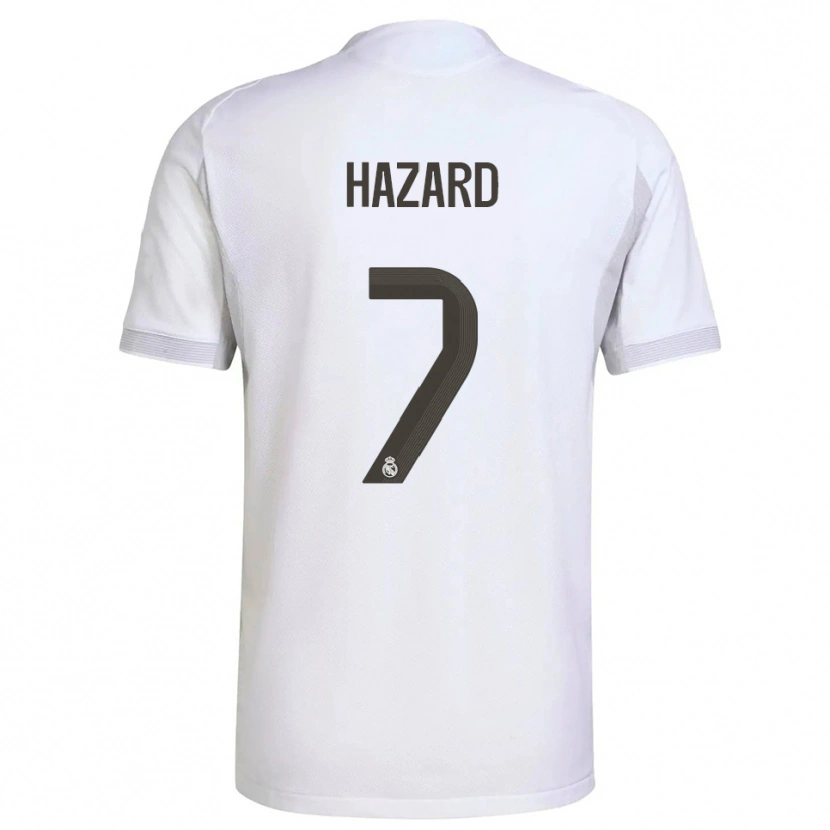 Danxen Herren Eden Hazard #7 Weiß Gelb Heimtrikot Trikot 2025/26 T-Shirt