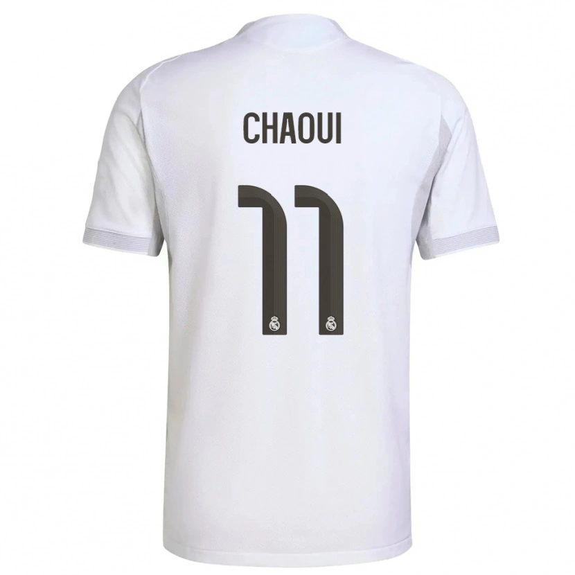 Danxen Herren Omar Chaoui #11 Weiß Gelb Heimtrikot Trikot 2025/26 T-Shirt