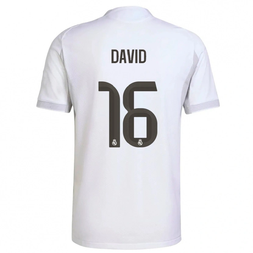Danxen Herren Antonio David #16 Weiß Gelb Heimtrikot Trikot 2025/26 T-Shirt