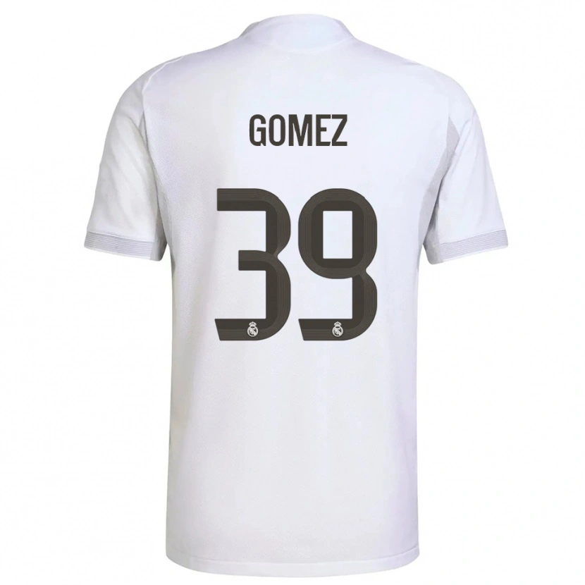 Danxen Herren Eric Gómez #39 Weiß Gelb Heimtrikot Trikot 2025/26 T-Shirt