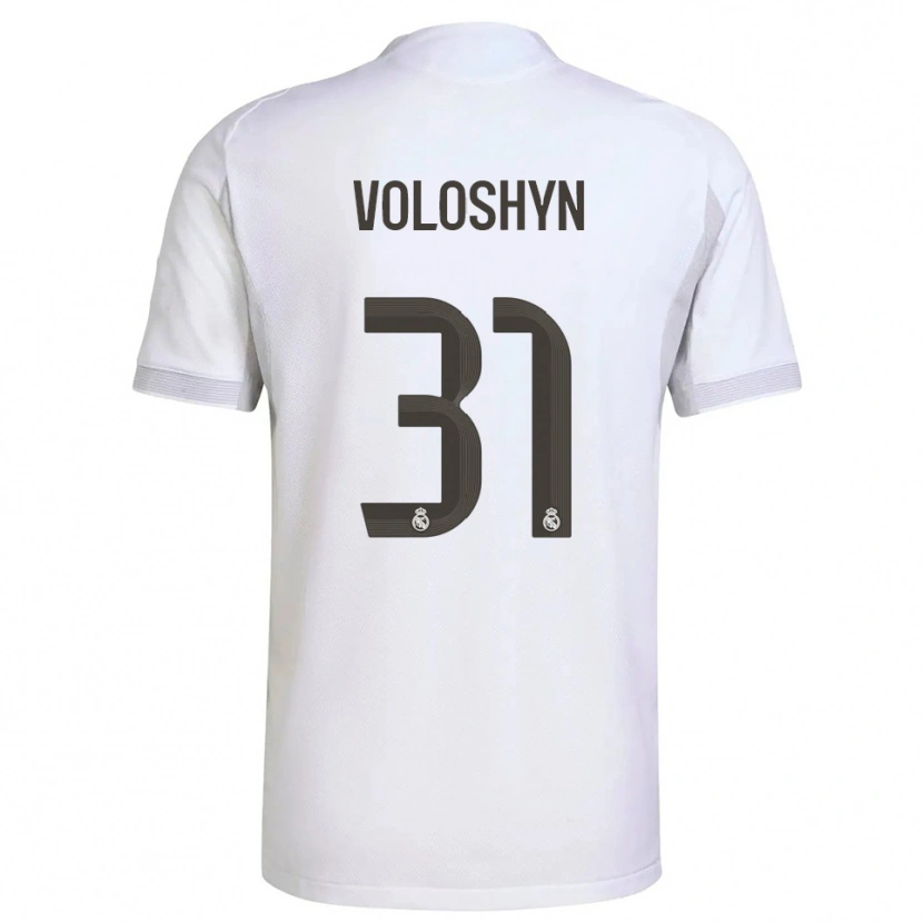 Danxen Herren Ilya Voloshyn #31 Weiß Gelb Heimtrikot Trikot 2025/26 T-Shirt