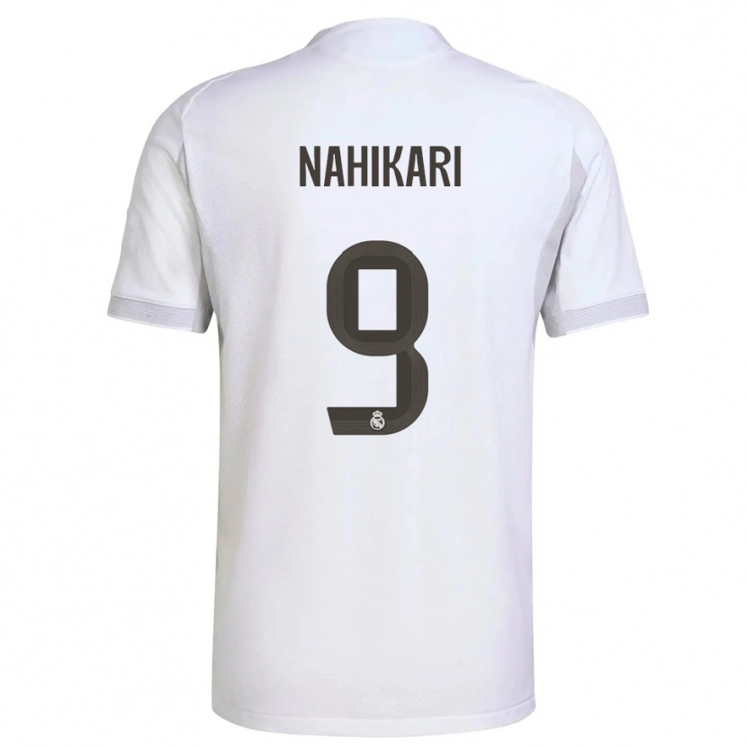 Danxen Herren Nahikari Garcia #9 Weiß Gelb Heimtrikot Trikot 2025/26 T-Shirt