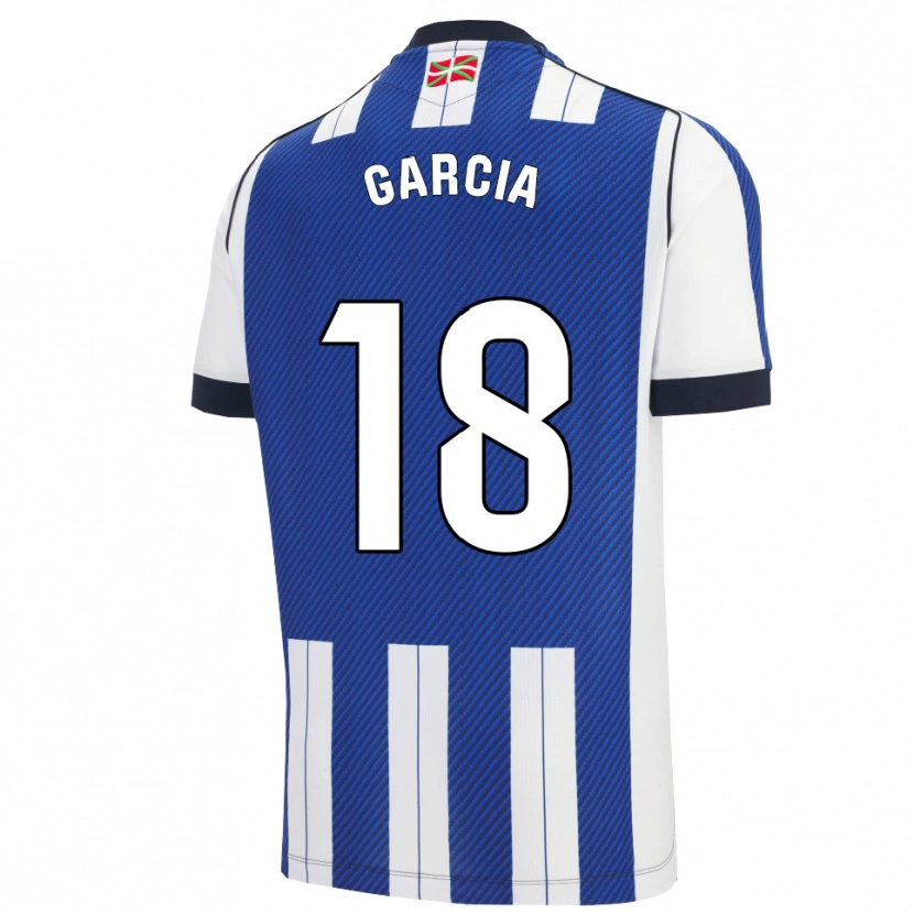 Danxen Herren Eder García #18 Blau Weiß Heimtrikot Trikot 2025/26 T-Shirt