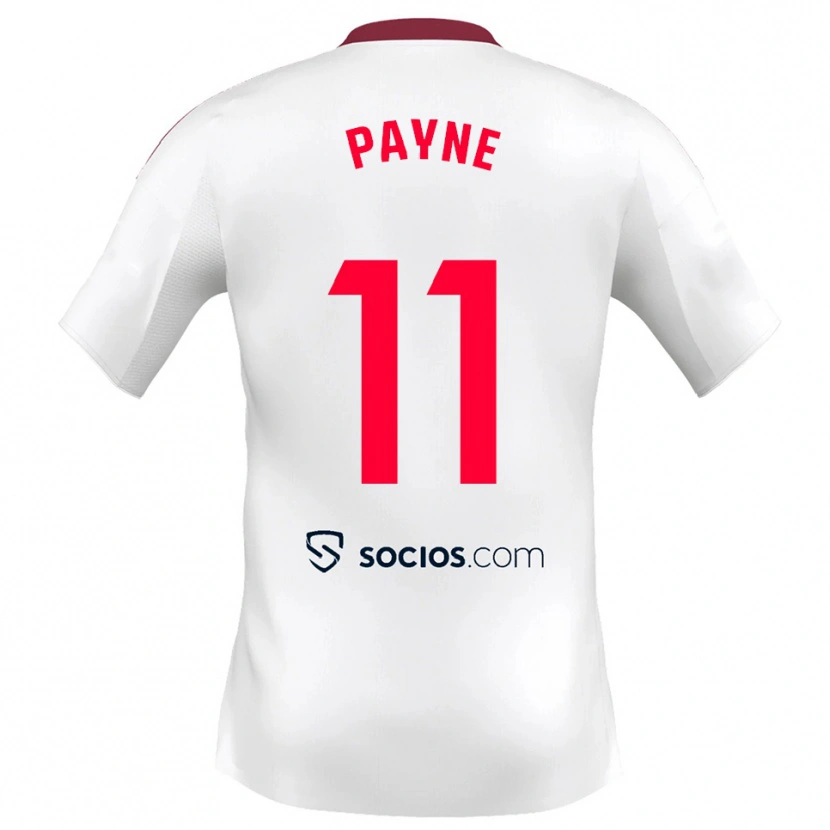 Danxen Herren Antionette Oyedupe Toni Payne #11 Weiß Rot Heimtrikot Trikot 2025/26 T-Shirt