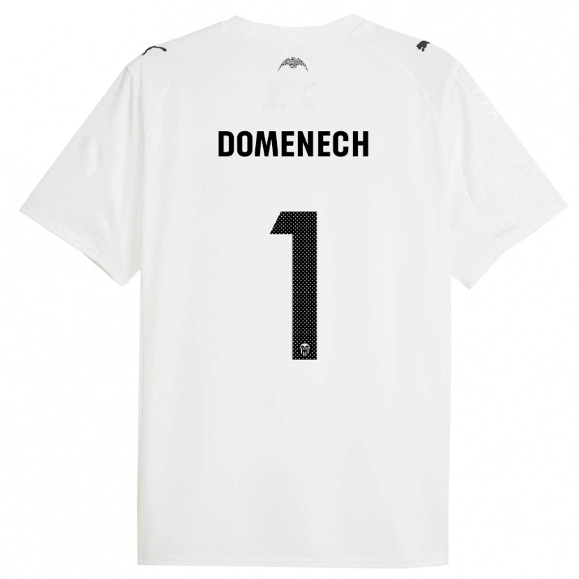 Danxen Herren Jaume Domenech #1 Weiß Schwarz Heimtrikot Trikot 2025/26 T-Shirt