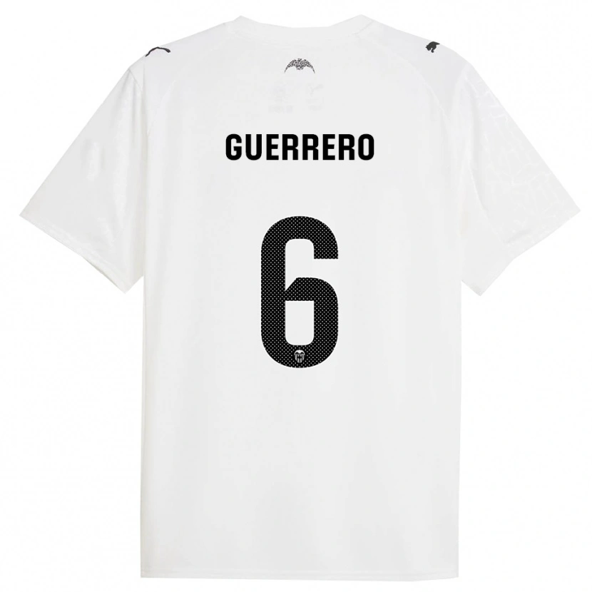 Danxen Herren Paula Guerrero #6 Weiß Schwarz Heimtrikot Trikot 2025/26 T-Shirt