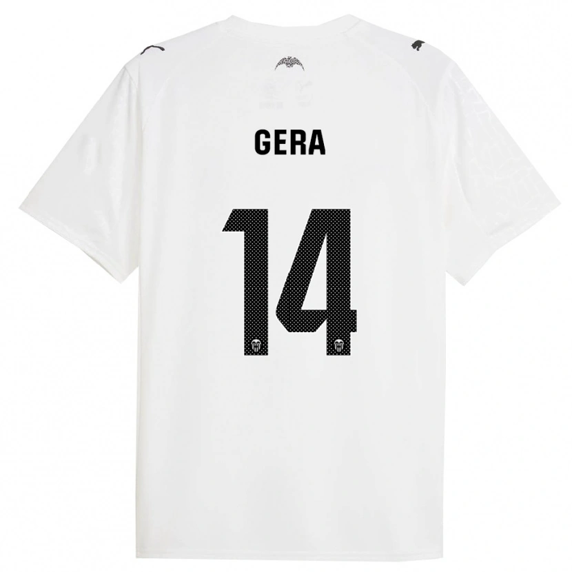 Danxen Herren Alin Gera #14 Weiß Schwarz Heimtrikot Trikot 2025/26 T-Shirt