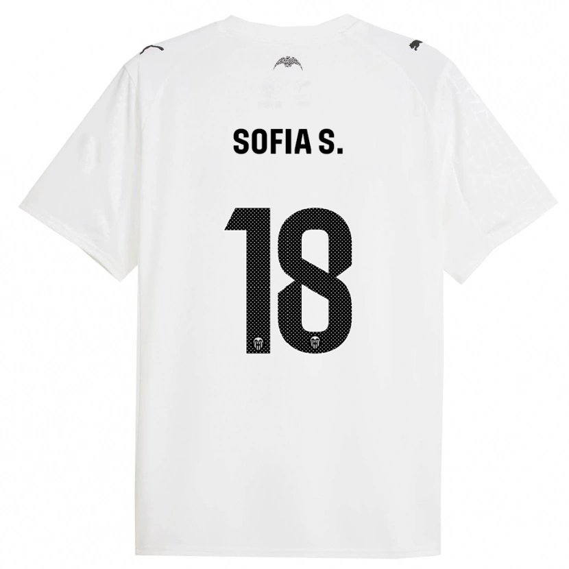 Danxen Herren Sofia Silva #18 Weiß Schwarz Heimtrikot Trikot 2025/26 T-Shirt