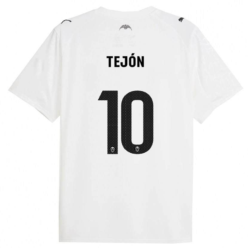 Danxen Herren Martín Tejón #10 Weiß Schwarz Heimtrikot Trikot 2025/26 T-Shirt