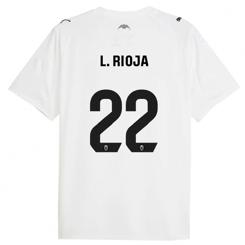 Danxen Herren Luis Rioja #22 Weiß Schwarz Heimtrikot Trikot 2025/26 T-Shirt