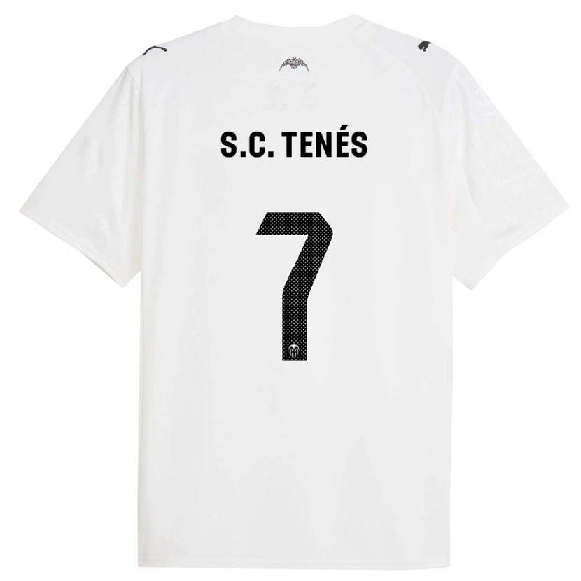 Danxen Herren Sergi Canós #7 Weiß Schwarz Heimtrikot Trikot 2025/26 T-Shirt