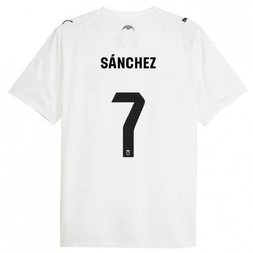 Danxen Herren Dani Sánchez #7 Weiß Schwarz Heimtrikot Trikot 2025/26 T-Shirt