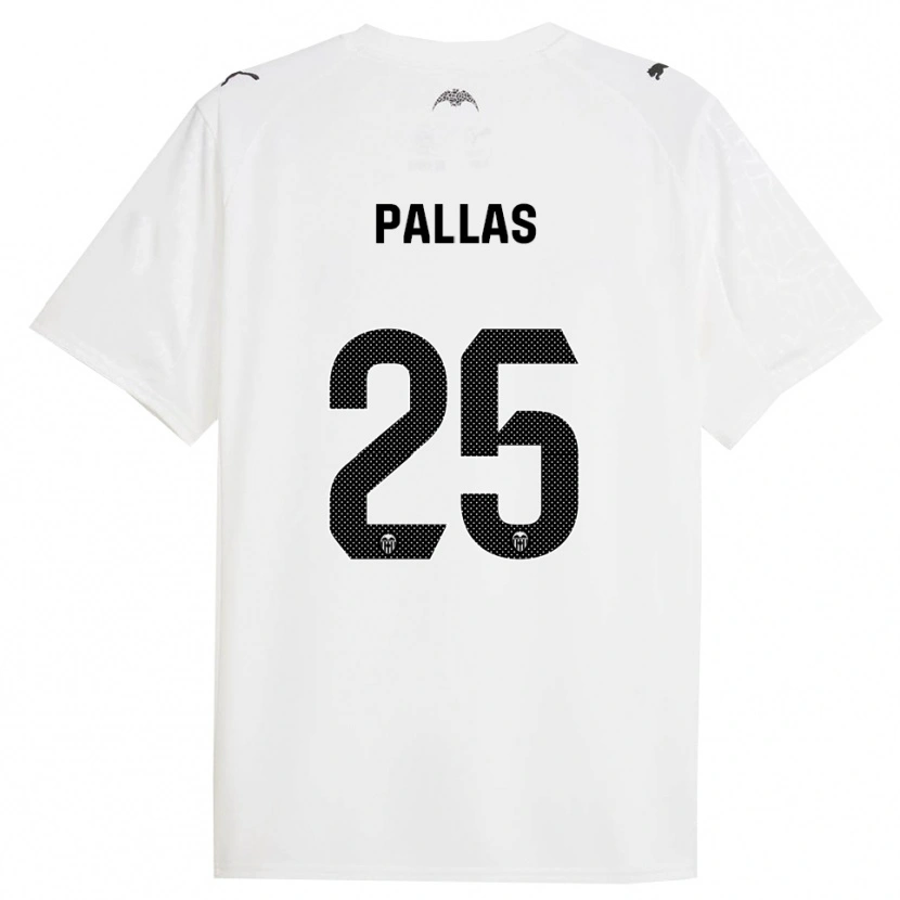 Danxen Herren Nerea Pallas #25 Weiß Schwarz Heimtrikot Trikot 2025/26 T-Shirt