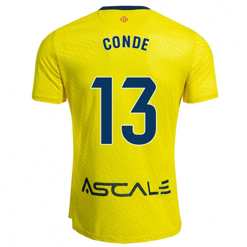 Danxen Herren Diego Conde #13 Gelb Marine Heimtrikot Trikot 2025/26 T-Shirt