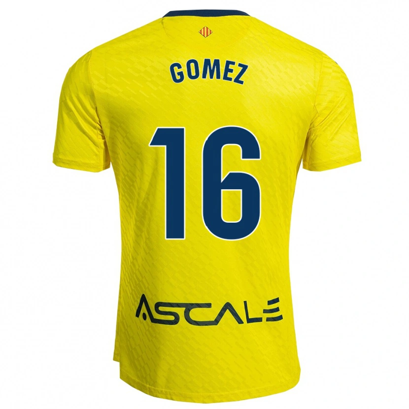 Danxen Herren Queralt Gómez #16 Gelb Marine Heimtrikot Trikot 2025/26 T-Shirt