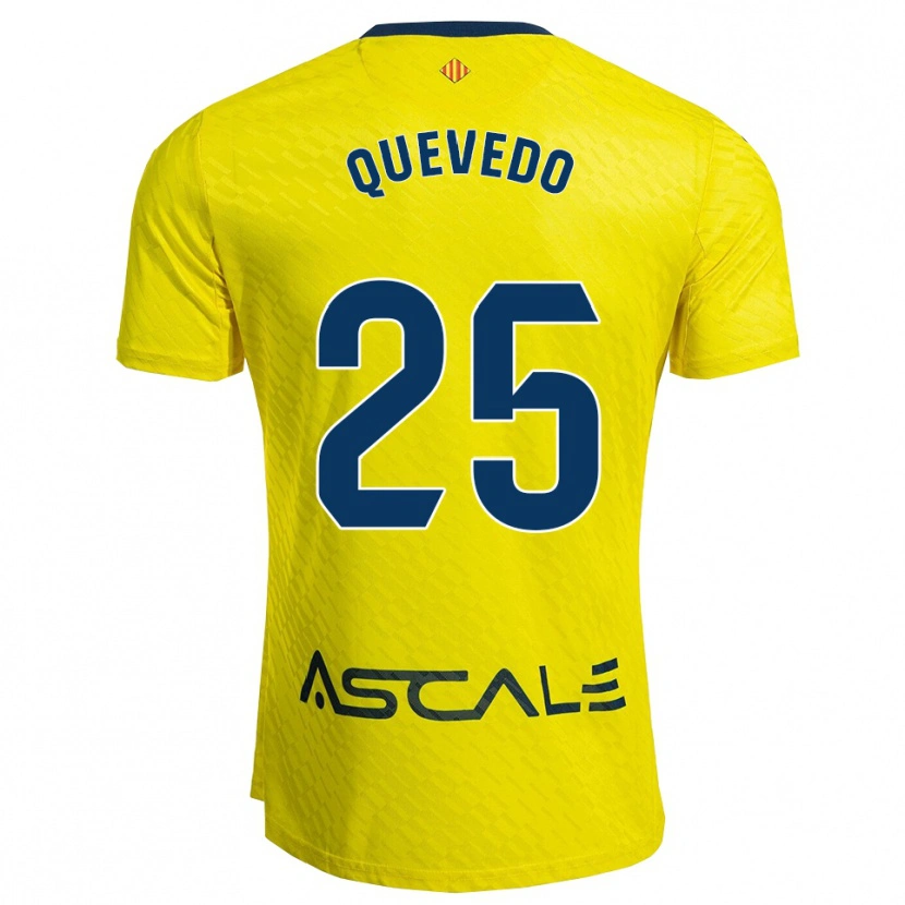 Danxen Herren Alex Quevedo #25 Gelb Marine Heimtrikot Trikot 2025/26 T-Shirt