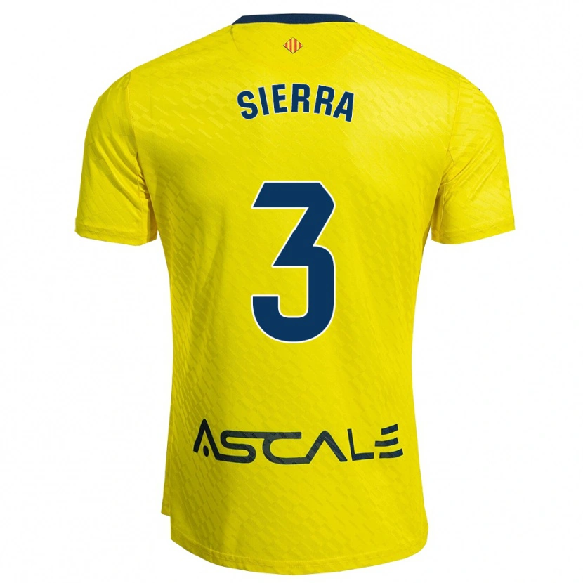 Danxen Herren Ismael Sierra #3 Gelb Marine Heimtrikot Trikot 2025/26 T-Shirt