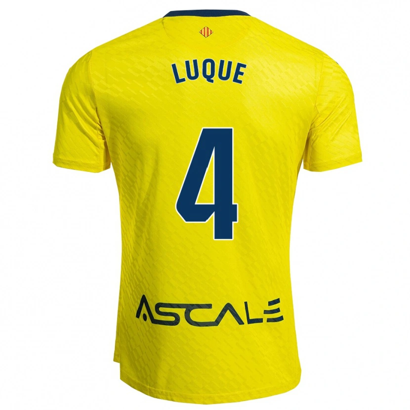 Danxen Herren Pedro Luque #4 Gelb Marine Heimtrikot Trikot 2025/26 T-Shirt