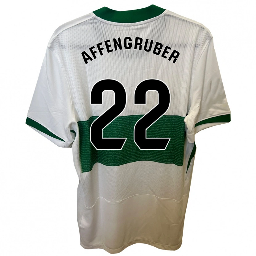 Danxen Herren David Affengruber #22 Weiß Grün Heimtrikot Trikot 2025/26 T-Shirt