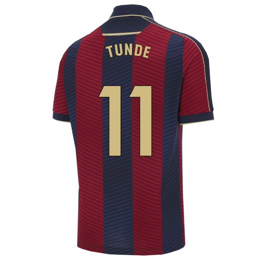 Danxen Herren Kareem Tunde #11 Rot Marine Heimtrikot Trikot 2025/26 T-Shirt