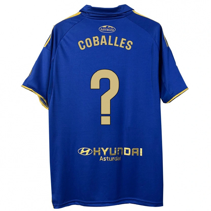 Danxen Herren Jaime Coballes #0 Blau Gold Heimtrikot Trikot 2025/26 T-Shirt