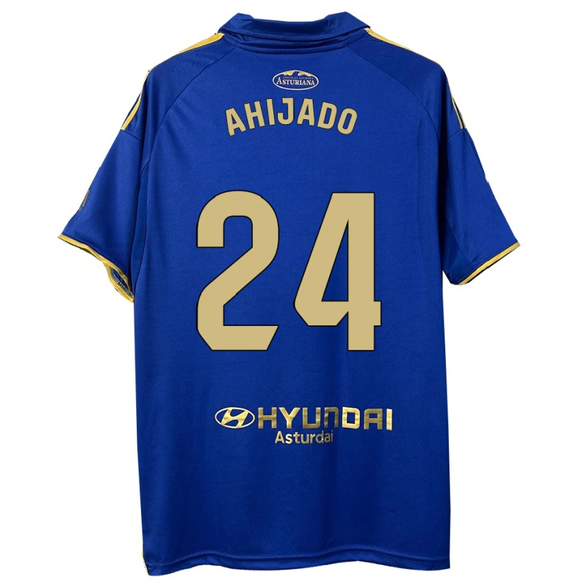 Danxen Herren Lucas Ahijado #24 Blau Gold Heimtrikot Trikot 2025/26 T-Shirt