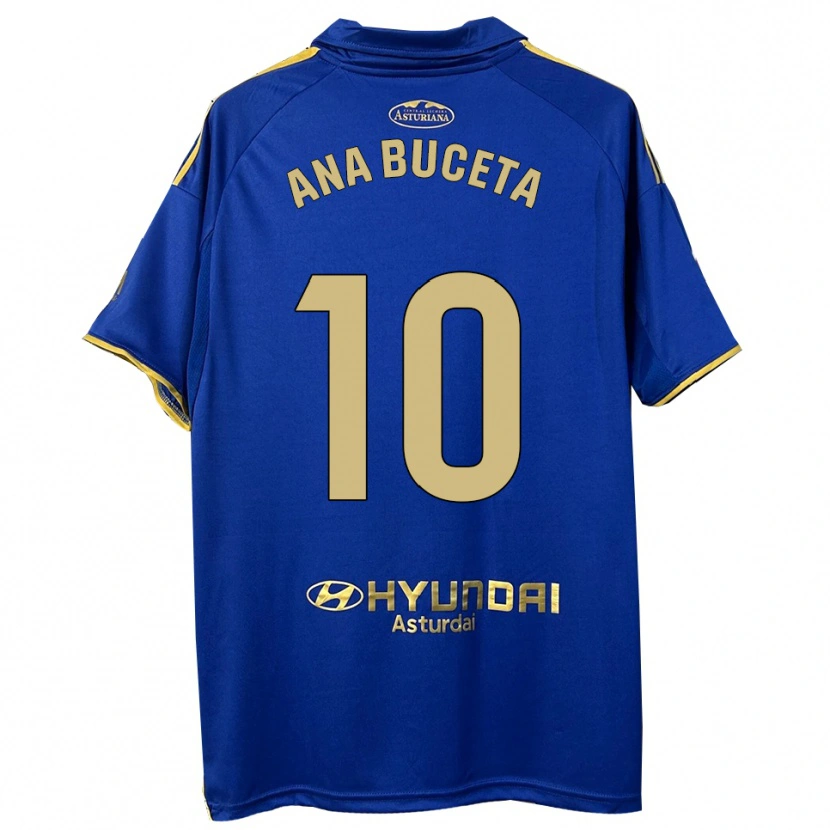 Danxen Herren Ana Buceta #10 Blau Gold Heimtrikot Trikot 2025/26 T-Shirt