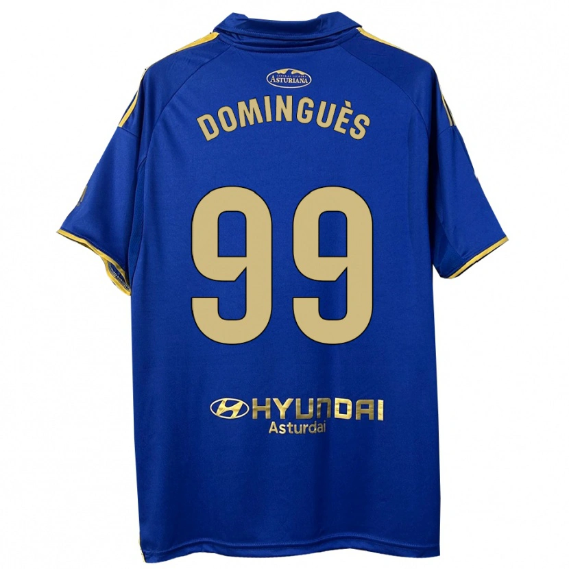 Danxen Herren Brandon Dominguès #99 Blau Gold Heimtrikot Trikot 2025/26 T-Shirt