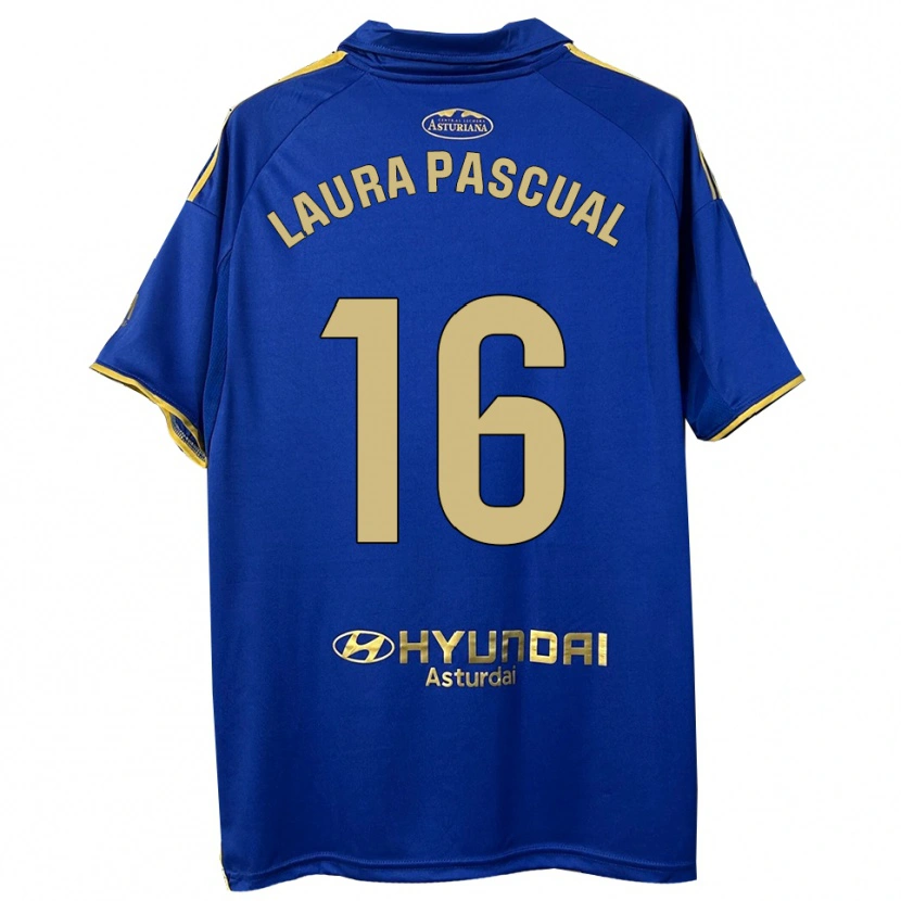 Danxen Herren Laura Pascual #16 Blau Gold Heimtrikot Trikot 2025/26 T-Shirt
