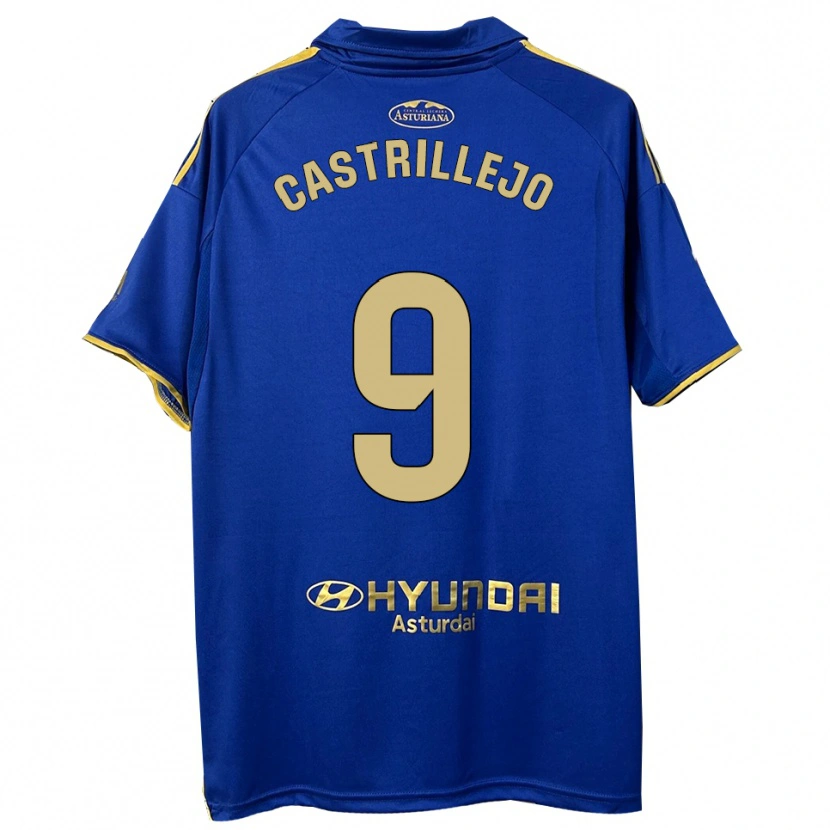 Danxen Herren Guillermo Castrillejo #9 Blau Gold Heimtrikot Trikot 2025/26 T-Shirt
