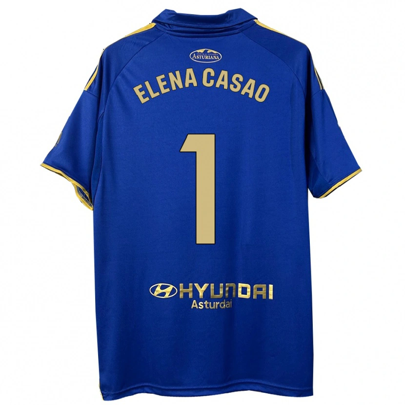 Danxen Herren Elena Casao López #1 Blau Gold Heimtrikot Trikot 2025/26 T-Shirt