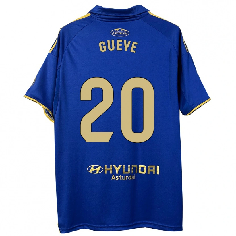 Danxen Herren Lamine Gueye #20 Blau Gold Heimtrikot Trikot 2025/26 T-Shirt