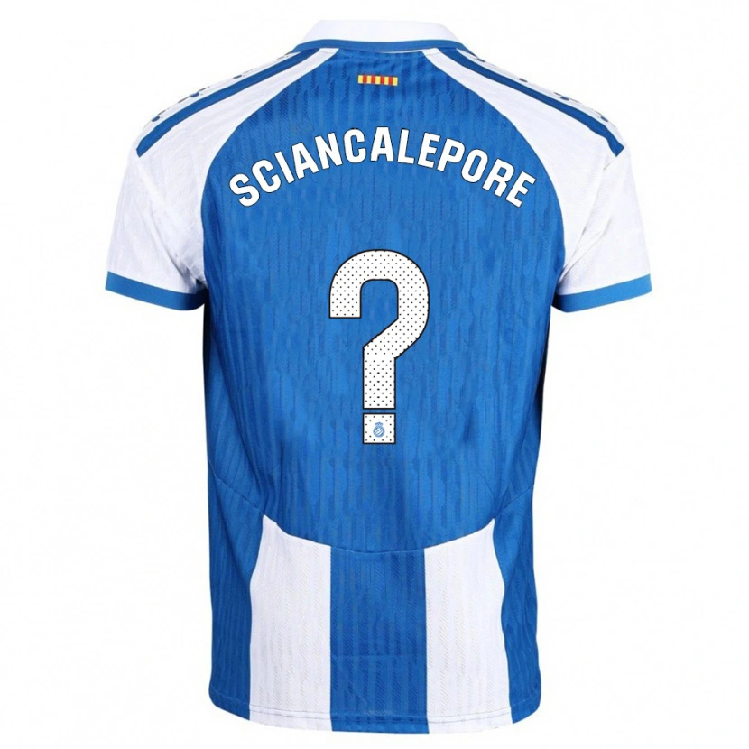 Danxen Herren Mateo Sciancalepore #0 Blau Weiß Heimtrikot Trikot 2025/26 T-Shirt